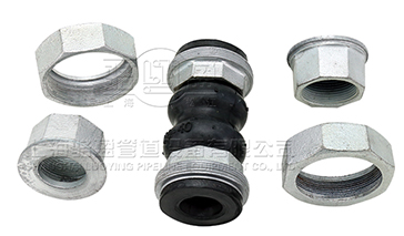 湖北省黃石市西塞山區絲扣<a href=https://www.huanjingjz.com target=_blank class=infotextkey>橡膠接頭</a>分解圖